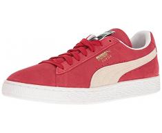 PUMA Suede Classic +, Scarpe da Ginnastica Uomo, Team Scaffale Rosso E Bianco, 39 EU