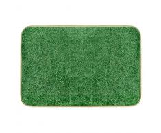 emmevi Zerbino Erba Sintetica 50 x 75 cm Bordato Antiscivolo Tappeto Interno Esterno Entrata