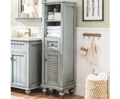 Armadio alto indipendente, armadio a torre autoportante da bagno, organizer salvaspazio, armadio stretto, per soggiorno, corridoio, ufficio