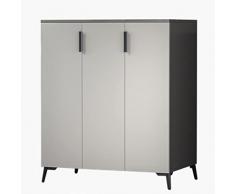 ZWEBY Armadio per Scarpe da corridoio Portapate for Scarpe da Scarpa da Scarpa da Scarpa Mobile dingresso Integrato (Colore : Gray, Size : 90x32x90cm)