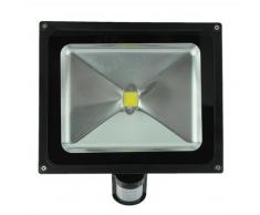 Amzdeal® 50W LED FARETTI PER INTERNI SENSORE DI MOVIMENTO BIANCO FREDDO SCALA CORRIDOIO