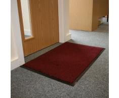 JVL Tappetino Porta Marca, Resistente e Antiscivolo, 80 cm x 60 cm, Colori: Rosso/Nero