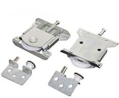 Guardaroba Mobili Porta Scorrevole Puleggia Rulli,Scorrevole Porta Guida Set,Cuscinetti Rotelline Guardaroba Mobili Armadio Credenza Porta Scorrevole Puleggia Rulli Rullo Ruote