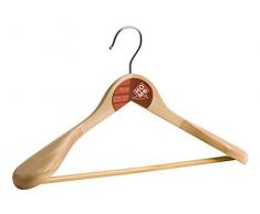 Home Attaccapanni con Asta, 40 cm, Legno/Acciaio, 40x6x25 cm