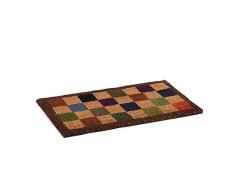 Catral 71070052 – Zerbino di Cocco Chess, 70 x 40 cm, Colore: Rosso, Blu e Verde
