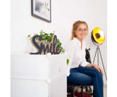 Relaxdays Scarpiera 4 Scomparti, Mobile Porta-Scarpe, Scaffale Componibile in Plastica, HxLxP: 91 x 49 x 36,5 cm, Nero