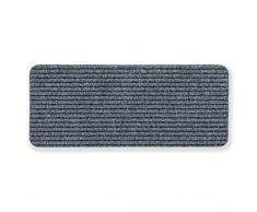 ASTRA Zerbino interno grigio Tappetino antisdrucciolo cattura-sporco - Zerbino 25x60 cm idrorepellente - Zerbino antistatico resistente Rib Line