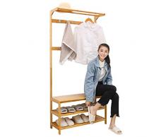TLMY Scarpiera Appendiabiti da Terra Semplice da Pavimento Scarpiera Gancio Appendiabiti da Banco Panca Appendiabiti da Soggiorno Multi-Size Appendiabiti (Size : XL: 80cm)