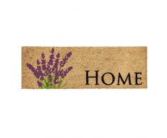 ASTRA Zerbino interno crema antisdrucciolo - tappetino in cocco resistente - tappetino per porta 25x75 cm - tappetino antisdrucciolo 100% cocco