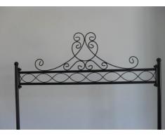 NEUN WELTEN Design Appendiabiti a Abbigliamento Appendiabiti Rack Scarpiera in Metallo – Nero