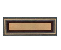 Zerbino Gomma Antiscivolo Salvagradino 25x70 Tappeto Entrata Asciugapassi mod.SALVAGRADINO MARRONE