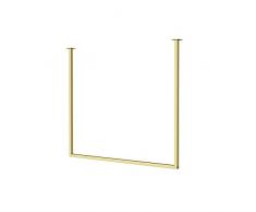 WYRKYP Appendiabiti a Parete, Appendiabiti da Soffitto Di Design Industriale, Espositore Commerciale per Matrimoni, Appendiabiti Staccabile,DOro,100×100 cm