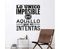 Citazioni Adesivo Da Parete In Vinile Decorazioni Per La Casa Attaccapanni Per Cameretta Vinile Decalcomania Di Arte 57X63 Cm