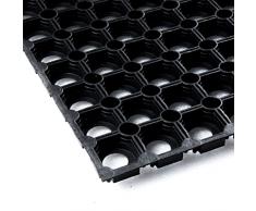 Tappeto in gomma forata di Vivol 100x200 cm - Zerbino da esterno in gomma - tappeto in gomma antiscivolo