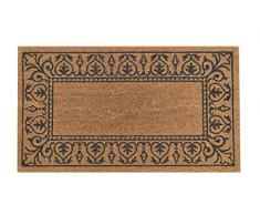 LUA VIKA Zerbino ingresso casa, tappeto ingresso interno, zerbino ingresso esterno, zerbino in fibra di cocco naturale, tappeto asciugapassi 40x70 (Classic)