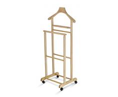 DOMO PAK LIVING Indossatore Servomuto, Legno, Marrone, 36 x 47 x 104 cm