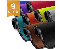 Zerbino Ingresso Casa - Tappeto Entrata Interno, Esterno con Alta capacità Assorbente e Spazzolante - Blu - 40x60cm