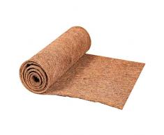 Cocco Tappetino per acquario rettile Substrato Foresta pluviale Lucertole Tartarughe Tappetino per allevamento Tappeto per anfibi Acquario per animali domestici Accessori per terrari 60 x 100 cm