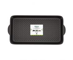 Matace Vassoio per bagagliaio in gomma 100% per ingresso – Vassoio per scarpe resistente allacqua, tappetino in gomma naturale per scarpe e stivali – uso interno ed esterno, 71 x 40 cm, nero