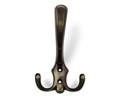 SO-Tech® Moderno Gancio per Cappotti Portacappelli Lena Appendiabiti Lungo Finitura Brunito Lucido