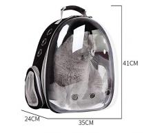 LXRZLS Borsa da Viaggio con portacappelli da Astronauta Pet Cat Dog -Space Capsule Backpack Traspirante - Adozione di Materiale Ecologico in PVC