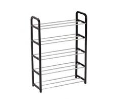 Metal 5-tier rack/mensola – può contenere fino a 15 paia di scarpe