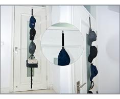 TADAE Portapacchi 2 Pezzi,Organizzatore della Borsa Appeso alla Porta,Stoccaggio a Mano,Supporto per Borsa,Rack per Cappelli da Baseball - Gancio Totale 16