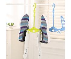 Leorx scarpe gancio asciugatura scaffale scarpe Hanger organizer appendiabiti grucce in plastica