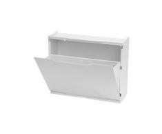 SCARPIERA MODULARE Impilabile Mod. UNIKA COLORE BIANCO in Plastica