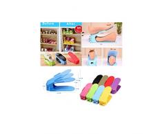 TrAdE shop Traesio Organizer Regolabile Armadio Holder Shoes Rack SCARPIERA SALVASPAZIO PORTASCARPE