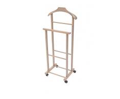 Servomuto 150/07 Doppio Indossatore da Camera, Legno, Tortora (TORTORA)