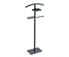 Balvi - Valet servomuto. Mantiene i Vestiti in Ordine. Include Un Vassoio per Piccoli Oggetti. Realizzato in Metallo. Colore Nero