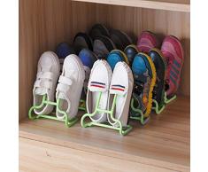 KinderALL Scaffale per Scarpe da casa Porta Scarpe Mensola del Bagno Scaffali per Scarpe Scatola portaoggetti in plastica con cassetto Blue
