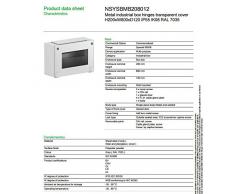 Schneider elettrico in acciaio smaltato porta armadio elettrico NSYSBMB208012 IP55 impermeabile impermeabile progetto box Enclosure strumento di Hoby fusibile DIY Board cavo entrata armadio a tenuta stagna