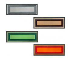 ARREDIAMOINSIEME-nelweb Zerbino Gomma Antiscivolo 25x70 Antiscivolo Moderno Porta Entrata Interno Esterno MOD. FLOMAT SALVAGRADINO Grigio (A)