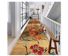 JinSui Tappeto Cucina Passatoia Tappeti Runner Tappeto for Corridoio Passatoia Tappeti Soggiorno Antiscivolo più Dimensioni Personalizzabile Tagliabile 2 Colori J (Color : A, Size : 0.7X5M)