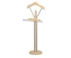 Zeller 17102 Appendiabiti in legno e metallo 45x30x108 cm