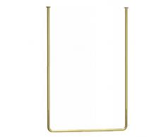 Appendiabiti, mensole per negozi da sposa, appendiabiti a soffitto, appendiabiti in metallo per esposizione al dettaglio di abbigliamento/doro / 100cm×110cm