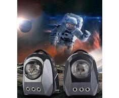 NKLD Accessori per Animali Domestici-Portacappelli per Animali Domestici, Bubble Astronaut Traspirante Trasportatore di Capsule Traspirante, Compagnia Aerea Approvata per Il Viaggio Escursionismo