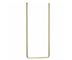 Stender pesanti, appendiabiti in ferro nei negozi al dettaglio, appendiabiti a soffitto nei negozi di abiti da sposa, espositori in metallo per abiti/doro / 100cm×120cm