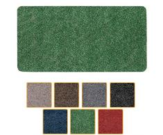 ANRO - Zerbino Poet, lavabile, impermeabile e robusto per ingresso, porta di casa, corridoio, cucina, camera da letto, 40 x 80 cm, colore: verde