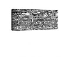 Appendiabiti con Design grigio colore pietra attaccapanni appendiabiti da parete muro maniglia, DG034