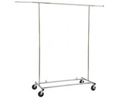 AmazonBasics - Stand appendiabiti, Cromato