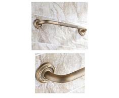 Liuhoulin Corrimano del Bagno dell'ottone, corrimano Europeo della Vasca da Bagno, Pendente Antico del Hardware del portacappelli dello scaffale di Asciugamano, Adatto a Bagno