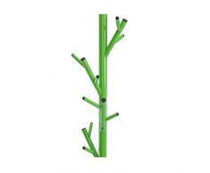 Appendiabiti Tree design appendiabiti 3 colori, altezza 170 cm, Jan Kurtz, Acciaio, verde, 28 x 28 x 170 cm