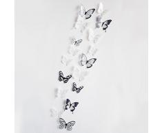 Pieces Home 3D Stickers murali 18 Sticker Decor Wall Home Decor Specchio Appendiabiti Bambina HH27