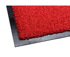 acerto 30205 ZANZIBAR ZANZIBAR rosso 40x60cm * Estremamente resistente * Esterno e interno * Frostproof * PVC-free - Tappetino pulito Porta dingresso Tappetino design zerbino Design