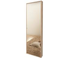 Valentini Nettuno Scarpiera 1 Anta a Specchio, Legno,, 25x49x178 cm, multicolore