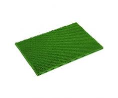 Zerbino verde antiscivolo - zerbino resistente 40x60 cm - zerbino da esterno - zerbino con setole fini