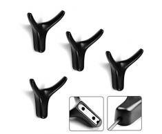 4 Pezzi Appendiabiti da Muro Moderni, Gancio in Lega con Design di Animali Creativi, Chiave Gancio Borsa Appendiabiti a Parete Home Decorativo, per Appendere Cappotti, Sciarpe, Borse, Zaini